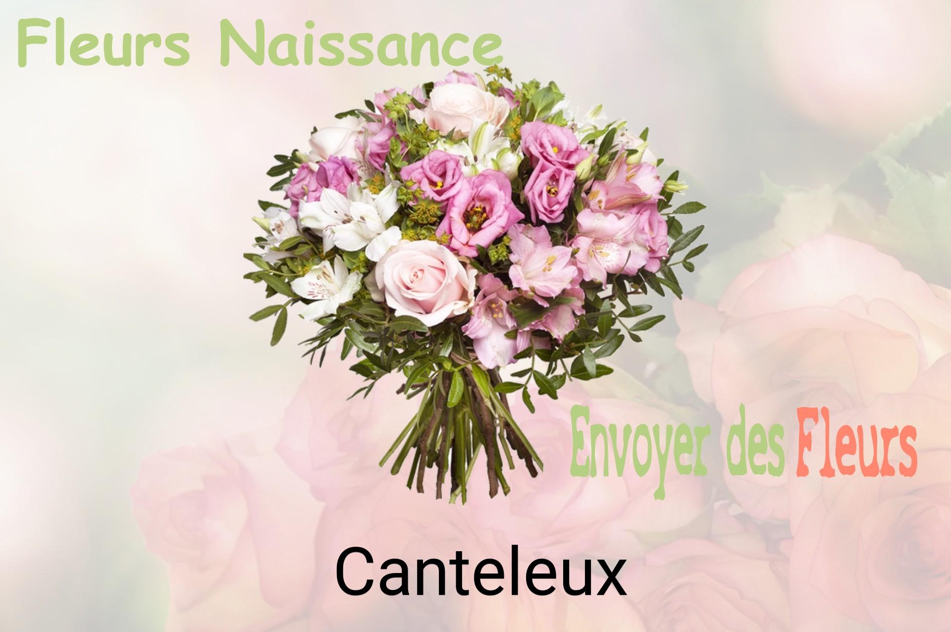 Bouquet de fleurs de naissance livré à Canteleux